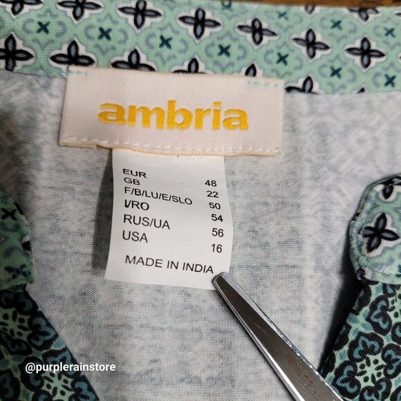 Ambria Bandana Print Tunic Top Size 16 Countrycore Country Girl Boho Western - Picture 4 of 11